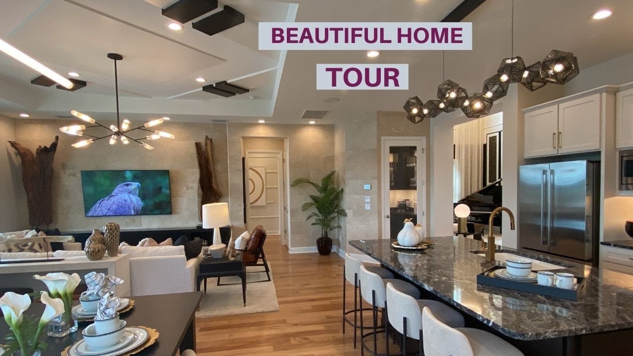 GORGEOUS HOME TOUR // UNIQUE GLAM AND LOTS OF DECORATING IDEAS - YouTube