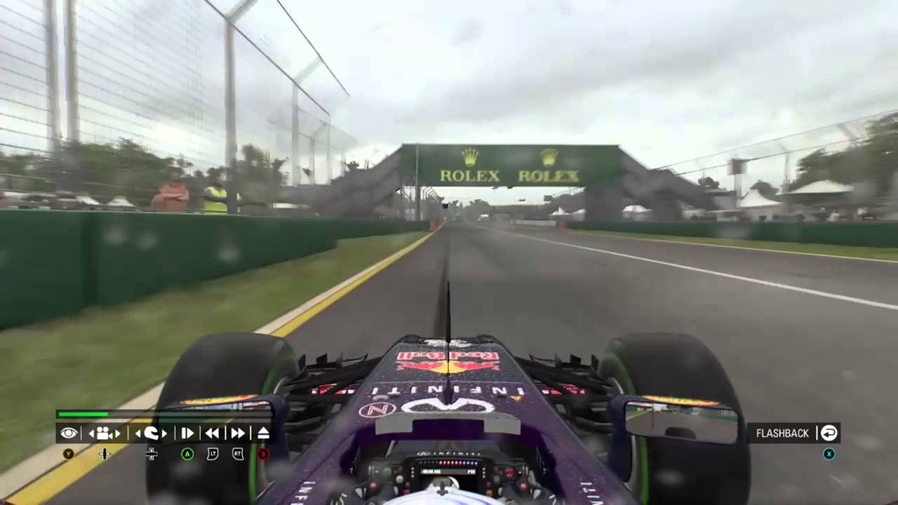 F1 2015 Australia turn 1 glitch