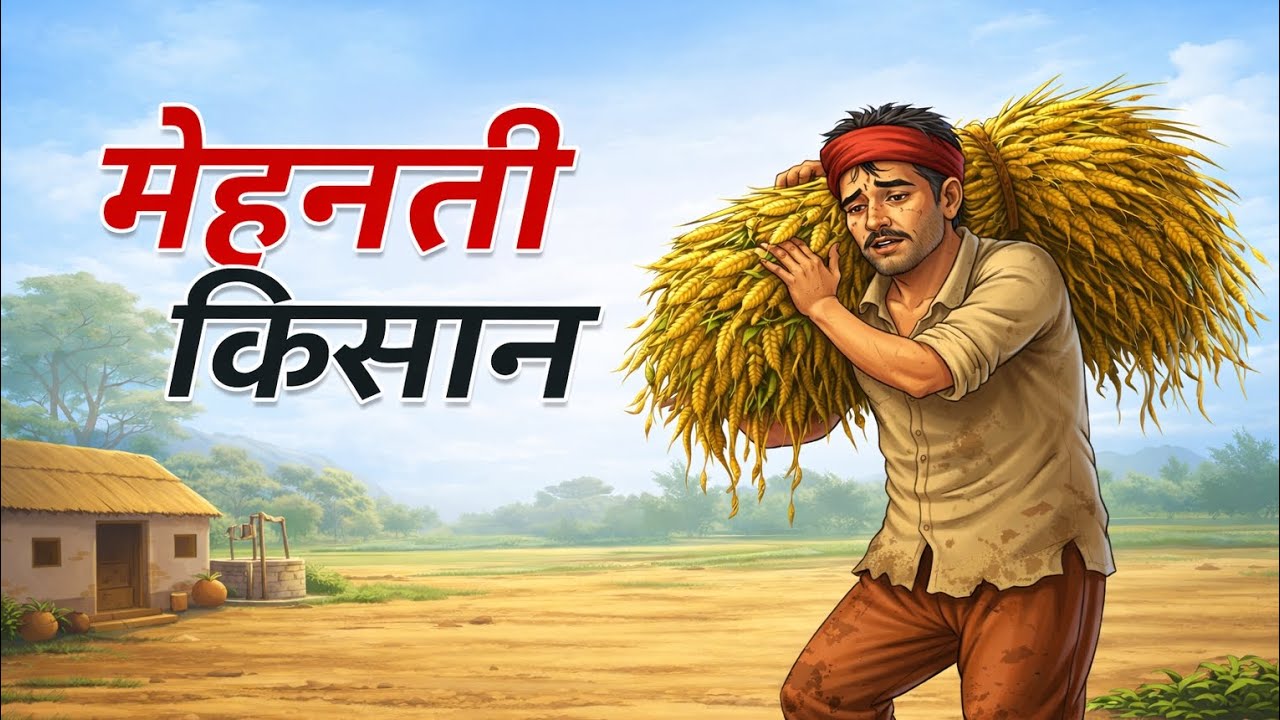 मेहनती किसान। Mehnati Kisan #dreamtoon #cartoon 