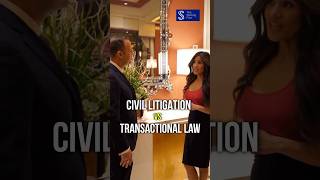 The Difference Between Civil Litigation & Transactional Law #lawyer