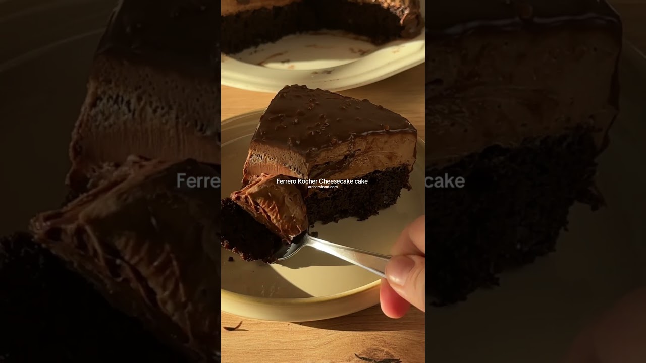 Ferrero rocher cheesecake cake!