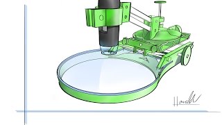 Creating a microscope stand. Part 1