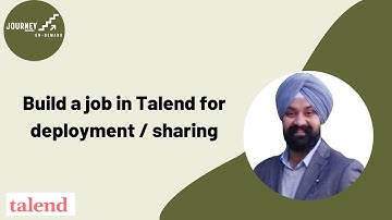 33. Build a job in Talend