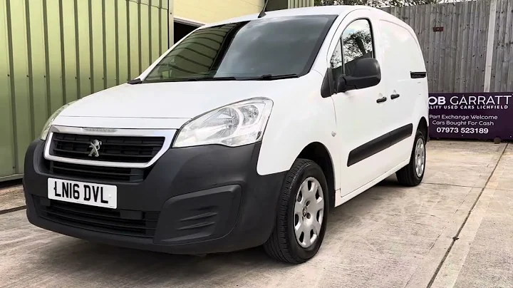 Peugeot Partner 850 professional hdi 2016 used van review