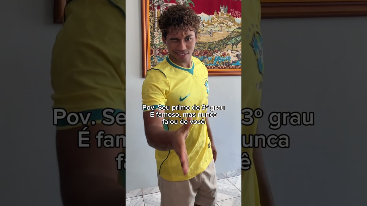 Pov. Seu primo Ă© famoso mas nunca falou de vocĂȘ #brasil #endrick