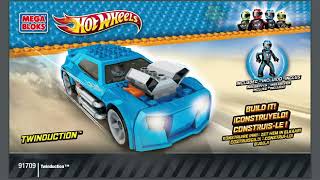 Twinduction Instructions | Hot Wheels | Mega Anleitung | 91709 | MEGA Bloks | Construx Manual DBJ49