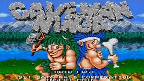 Joe & Mac: Caveman Ninja intro arcade y demo.