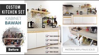 Custom Kabinet Bawah Kitchen Set