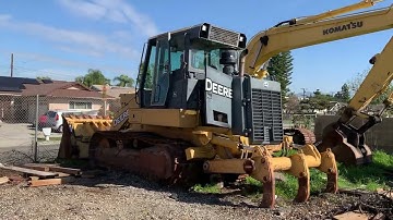 2004 John Deere 755C Series II sn 06806 Crawler Loader PART 1 InspectEquipment.Com