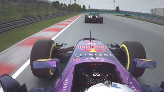 Ricciardo Battles Hamilton & Alonso | 2014 Hungarian Grand Prix | Assetto Corsa