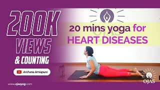 20 mins Yoga for Heart Diseases| Yoga from Home |