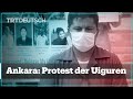 Uiguren protestieren fr die rechte ihrer familienmitglieder in china