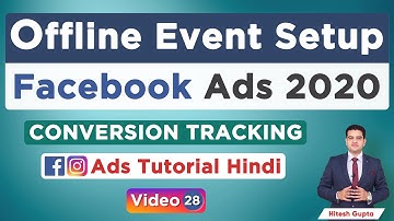 Offline Events Setup Facebook Ads | Offline Event Conversion Tracking Facebook Pixel | FB Ads Course