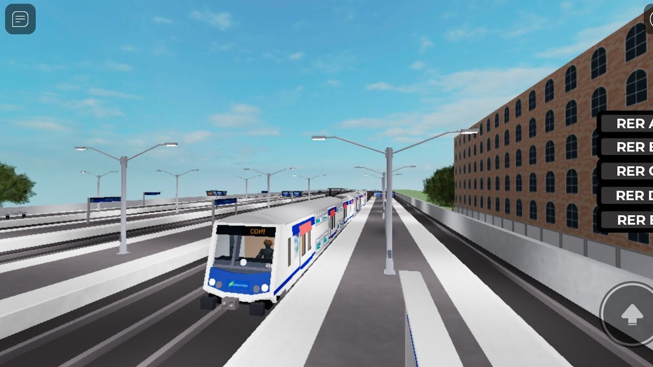 Roblox cab ride RER E axe Noisy Le Sec / Nanterre La Folie [ roblox projet RER ]