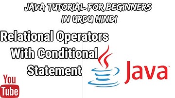 #8 Relational Operators JAVA Tutorial For Beginners in Urdu/Hindi 2020