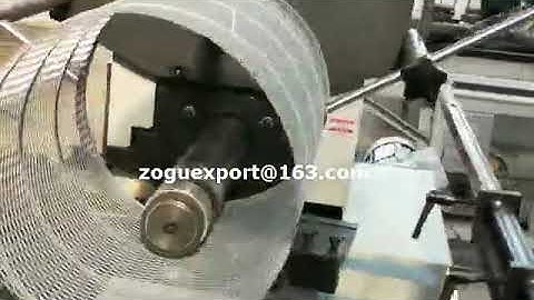 spiral air filter core rolling machine, spiral filter mesh tube making machine