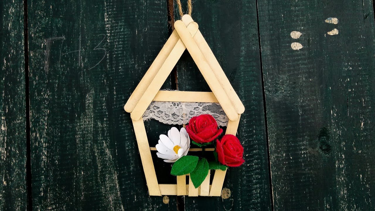 Como hacer Manualidades (decoraciones) con palitos de helado FACILES | DIY Manualidades #166