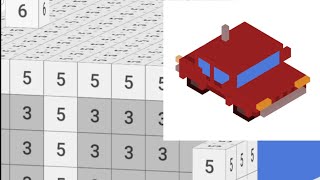 I'm Making a New Trend! Coloring by Cells in App - a Car | 3D Coloring | Color by Number screenshot 2