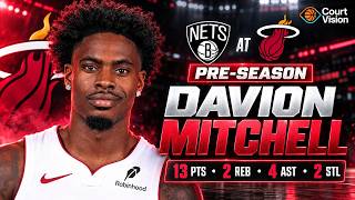 Davion Mitchell - 13 Points, 4 Assists, 2 Rebounds vs Nets - 2026-27 Preseason