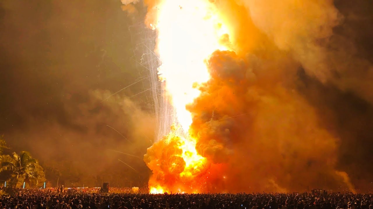 കണ്ണേങ്കാവ് കരിങ്കാളി പൂരം വെടിക്കെട്ട് 2026 | കൂട്ടി ഇട്ട് കത്തിക്കൽ