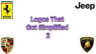 Logos That Got Simplified 2