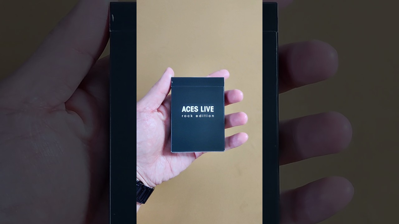 Aces Live Rock Edition playing cards by Rob Dutchin Photography