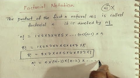 Factorial Notation | Fybcom (Sem-1) | Maths | Permutation & Combination by Ramesh Sir