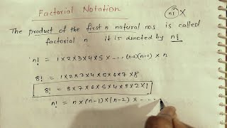 Factorial Notation | Fybcom (Sem-1) | Maths | Permutation & Combination by Ramesh Sir