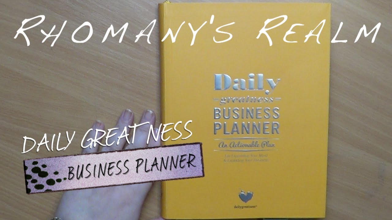 daily business planner