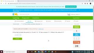 7.V.3 Find a missing coordinate using slope