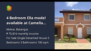 Download Lagu 4 Bedroom Ella model available at Camella LIMA near Startoll exit MP3
