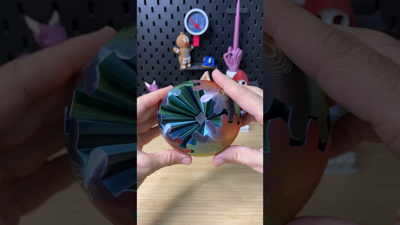 3D Printed Gear Ball Toy | Cool Things to 3D Print