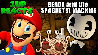 1UP Reacts - SMG4: BENDY and the SPAGHETTI MACHINE (by SMG4)