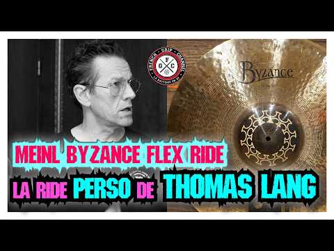 MEINL BYZANCE FLEX RIDE - J'ai récupéré la CYMBALE PERSO de THOMAS LANG