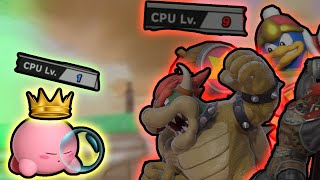 Can a Lv. 1 Smash Bros CPU Beat Lv. 9 CPUs?