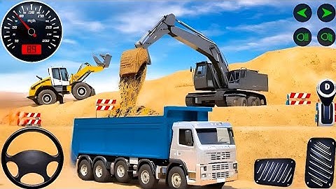 City Road Builder Construction 3D - Highway JCB Excavator Simulator - Android Gameplay 