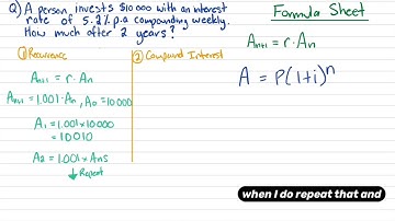 Year 12 General Maths QLD - Linking recurrence relations and annuity formulas (Part 2)