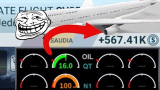 The Most Realistic 747 Full Flight With 1 Engine Airline Commander