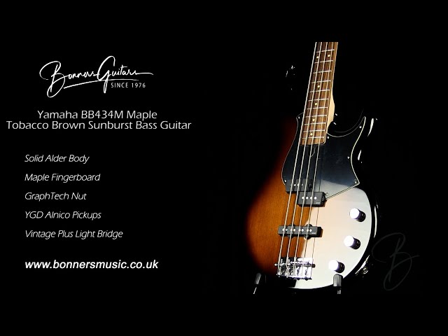 Yamaha BB434M Maple Tobacco Brown Sunburst Bass Guitar