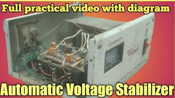 Automatic voltage stabilizer कैसे काम करता है|diagram के साथ समझिये|Skill Development