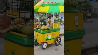 Coconut Cutting Cart