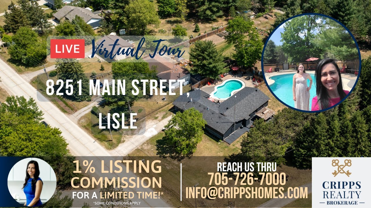 8251 Main Street, Lisle, Ontario L0M 1M0 Live Virtual Tour YouTube