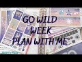 GO WILD WEEK PLAN WITH ME | ERIN CONDREN | KRISSYANNE DESIGNS | THE STICKER PARTY