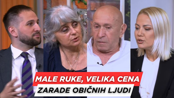 POSLE RUCKA - Male ruke, velika cena - Zarade obicnih ljudi - Da li su i koji zanati buducnost?