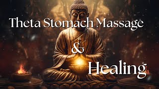 Solar Plexus Healing &amp; Stomach Relief | 25-Min Theta Frequency Massage Music #thetahealing #theta