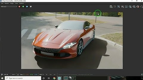 how to render real car in v-ray 5 and maya 2022.3