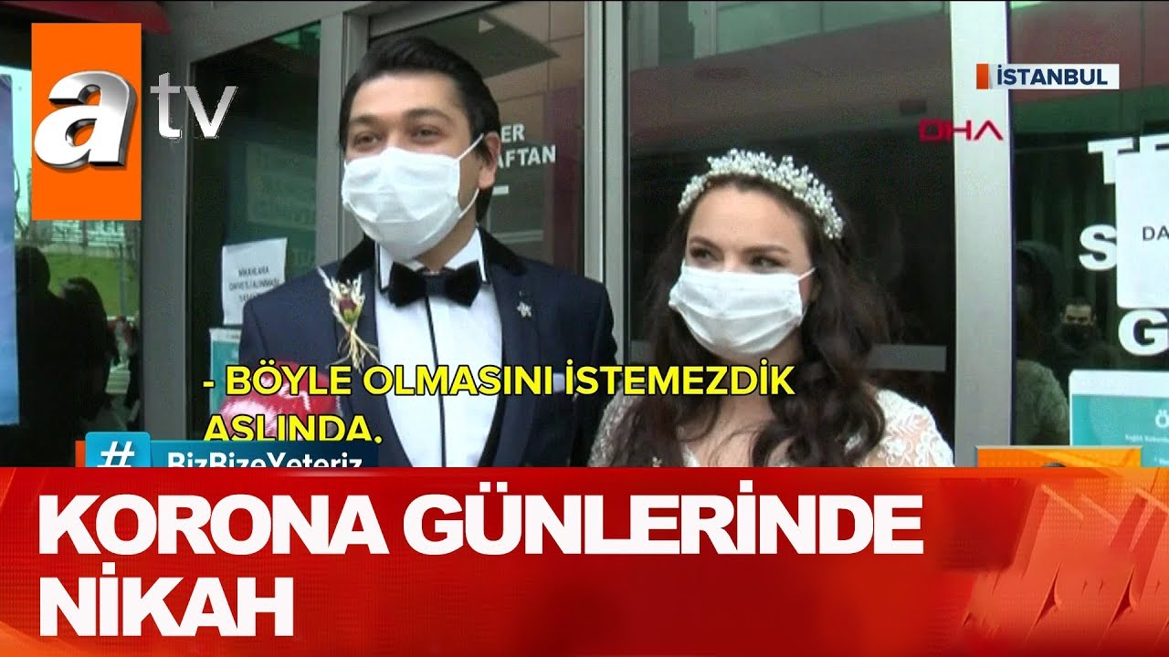 Korona günlerinde nikah - Atv Haber 5 Nisan 2020