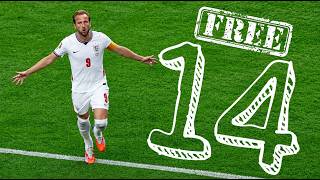Harry Kane all 14 World Cup Goals for England ● No Copyright ● No Watermark ● Free to Use