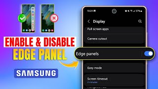 How to Enable or Disable Edge Panel on Samsung Galaxy Phones | How to Use Edge Panel on Samsung