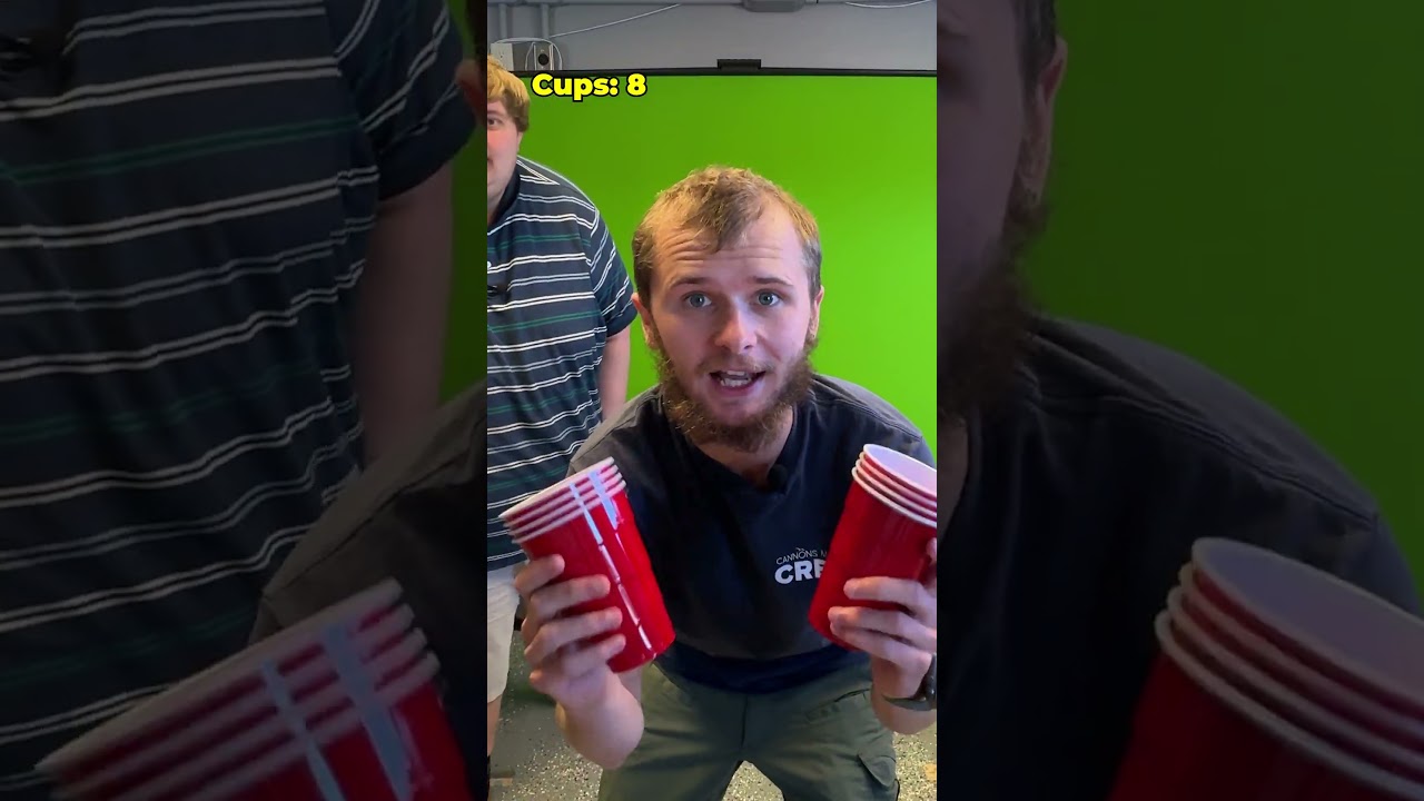 How Many Red Cups Can Hold Me Up? 🤔